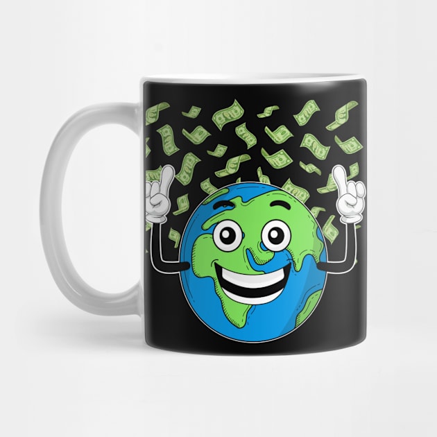 Planet Money - Space Explorer Astronaut Funny Cosmonaut Cash by YouareweirdIlikeyou